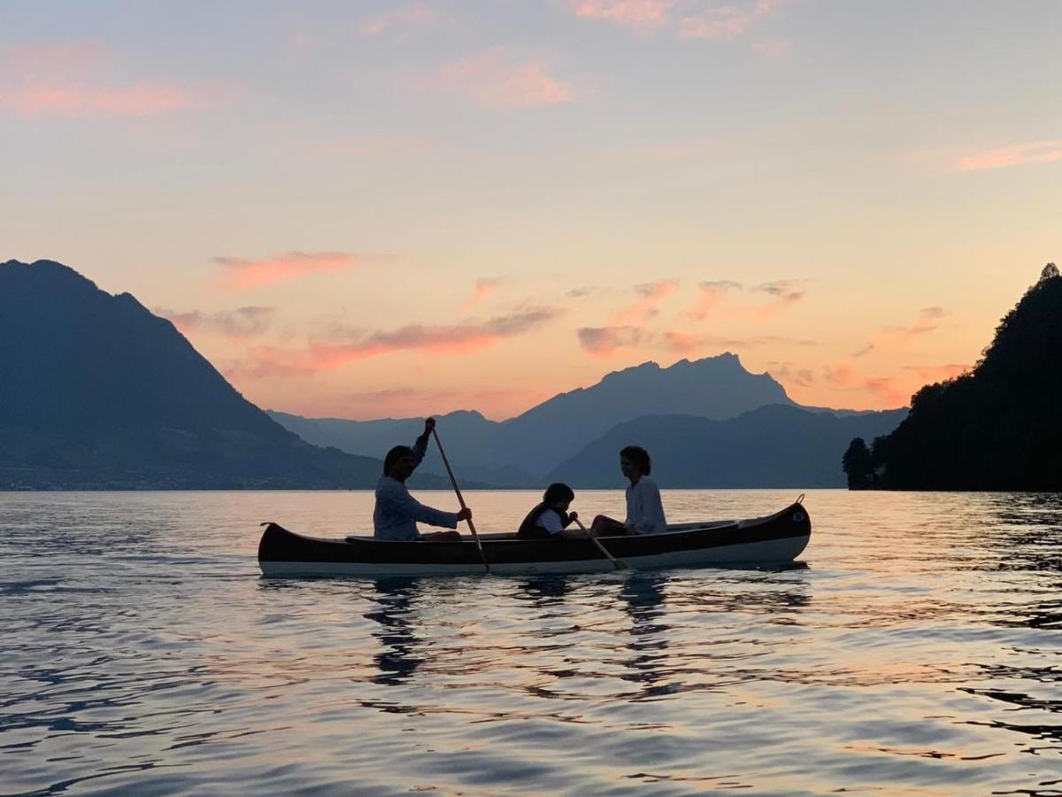 Ferienwohnungen Mit 4 Betten In Gersau Direkt Am Vierwaldstaettersee Esterno foto