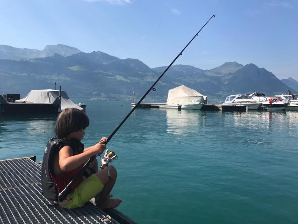 Ferienwohnungen Mit 4 Betten In Gersau Direkt Am Vierwaldstaettersee Esterno foto