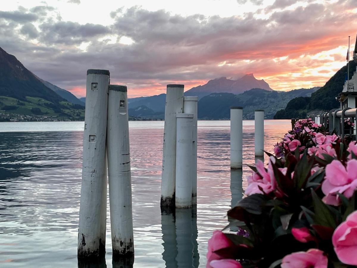 Ferienwohnungen Mit 4 Betten In Gersau Direkt Am Vierwaldstaettersee Esterno foto
